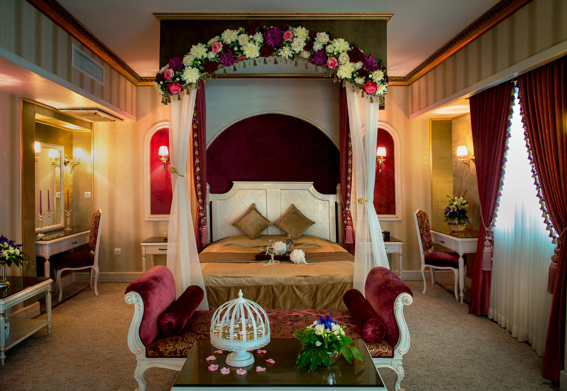 اتاق دو تخته لاکچری هتل بین المللی قصر مشهد